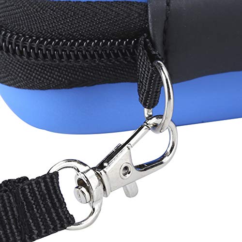 cersalt Bolsa de la Máquina de Juego del Paquete Duro de la Consola de Juegos del Material de EVa Brillante para la Oficina en Casa de 3DS 3DS XL(Azul)