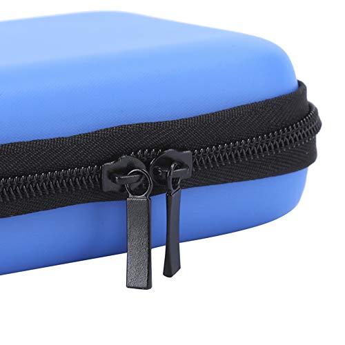 cersalt Bolsa de la Máquina de Juego del Paquete Duro de la Consola de Juegos del Material de EVa Brillante para la Oficina en Casa de 3DS 3DS XL(Azul)
