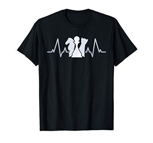 Chess Heartbeat Shirt Gift Board Game Shirts For Men Women Camiseta