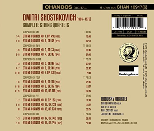 Chostakovitch / Complete String Quartets