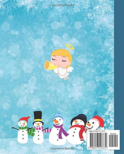 Christmas Composition Notebook: Funny Christmas Composition Notebook for Kindergarten, Preschool, Boys and Girls, Children, Teenagers and Adults