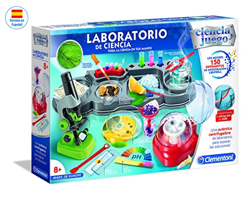 Clementoni-55242 - El Laboratorio de Ciencia - juego científico a partir de 8 años