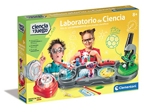Clementoni-55242 - El Laboratorio de Ciencia - juego científico a partir de 8 años