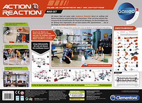 Clementoni - Ciencia y Juego Action & Reaction Crazy Dominó (59126) , version alemana