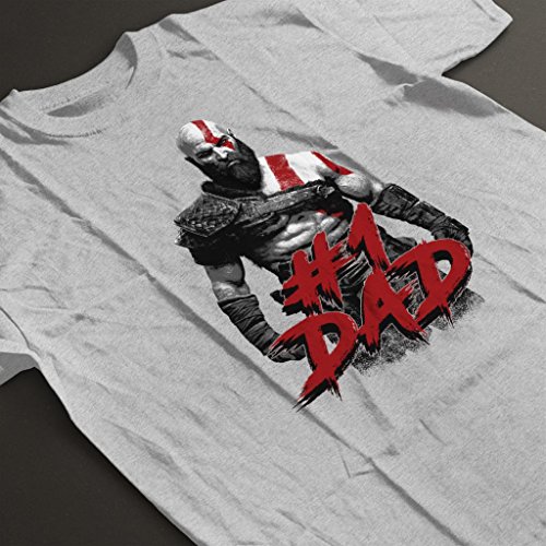 Cloud City 7 God of War Kratos Number 1 Dad Kid's T-Shirt