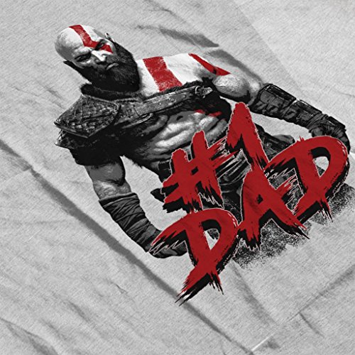Cloud City 7 God of War Kratos Number 1 Dad Kid's T-Shirt