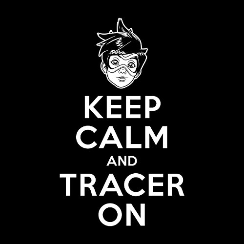 Cloud City 7 Keep Calm and Tracer On Overwatch Women's Hooded Sweatshirt