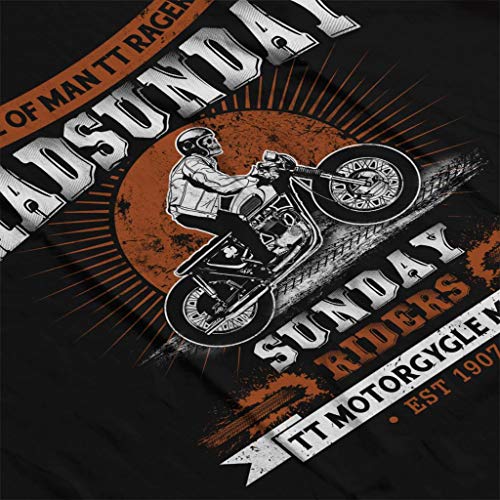 Cloud City 7 Mad Sunday Motorcycle Riders Men's Hooded - Sudadera negro XL