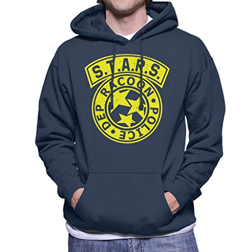 Cloud City 7 Resident Evil Stars Police Logo Men's Hooded Sweatshirt