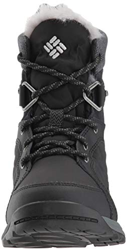 Columbia Meadows Omni, Botas Bajas Mujer, Negro (Heat-Black, Steam), 37 EU