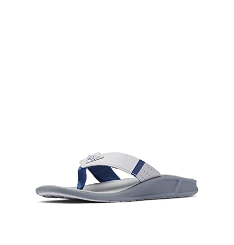 Columbia Men's Fish Flip PFG Sport Sandal, Steam/Carbon, Numeric_17