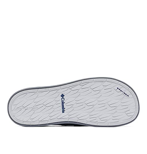 Columbia Men's Fish Flip PFG Sport Sandal, Steam/Carbon, Numeric_17