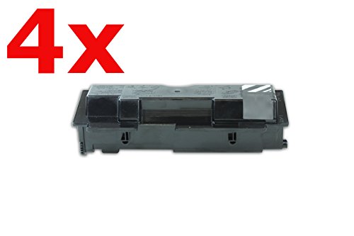 Compatible con Kyocera FS-1000 Plus PS Toner Conjunto Negro - TK-17 / 370PT5KW - para Aprox. 4 x 6.000 paginas (5% Cobertura)