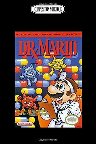 Composition Notebook: Dr. mario consoles super lanyard gameboy handheld nintendo Journal Notebook Blank Lined Ruled 6x9 100 Pages
