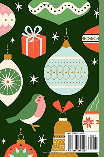 Composition Notebook Wide Rule: Christmas Ornaments Standard wide ruled composition notebook journal for all writing purposes | 6"x9" 120 pages | ... diary | Great gift and stocking stuffer