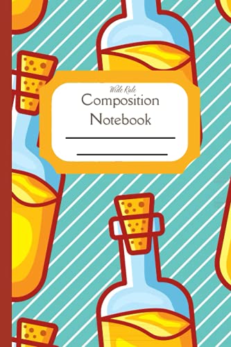 Composition Notebook Wide Rule: Cooking Recipe Olive Oil, Standard wide ruled composition notebook journal for all writing purposes | 6" x 9" inches| ... log book, blank recipe book | 120 pages |