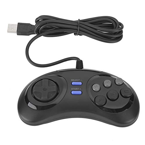 Controlador de Juegos con Cable USB Gamepad para PC/para Raspberry Pi 3B MEGAPi/para NESPi/para máquina de Juego SUPERPi, Gamepad de Juegos Vintage de 14 Teclas, Plug and Play
