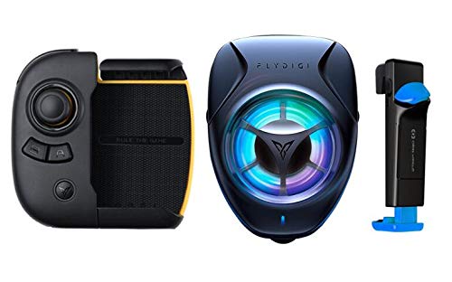 Controlador de juegos móvil PUBG, Flydigi Wasp 2 Gamepad PUBG Set Android Teléfono móvil Tableta Universal Bluetooth Auxiliar Teclado Ratón Presión automática Periféricos (wasp 2+beewing+blue trigger)