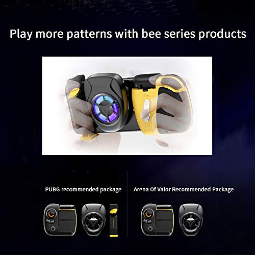 Controlador de juegos móvil PUBG, Flydigi Wasp 2 Gamepad PUBG Set Android Teléfono móvil Tableta Universal Bluetooth Auxiliar Teclado Ratón Presión automática Periféricos (wasp 2+beewing+blue trigger)