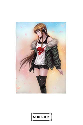 Cool Futaba Sakura Persona 5 Video Game Play Station 4 Notebook: Matte Finish Cover, Planner, Journal, Diary, 6x9 120 Pages, Lined College Ruled Paper
