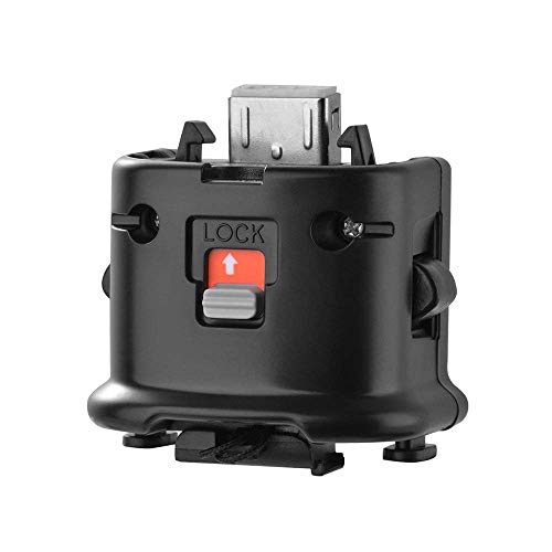 COOLEAD Adaptador Motion Plus para Wii Mando a Distancia Reemplazo Adaptador de Sensor Motion Plus para Wii Remoto Controller (Producto de Terceros) (Negro)