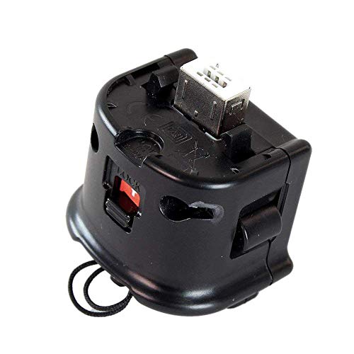 COOLEAD Adaptador Motion Plus para Wii Mando a Distancia Reemplazo Adaptador de Sensor Motion Plus para Wii Remoto Controller (Producto de Terceros) (Negro)