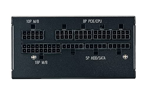 Cooler Master V850 SFX Gold - Fuente de Alimentación 850W 80 PLUS Gold Fully Modular, PSU SFF/mini-ITX, Ventilador Silencioso FDB 92mm, Modo Semi-Fanless, Soporte SFX/ATX, Plug UE, 10 Años de Garantía