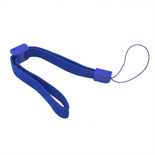 Correa de mano para Sony PSP 1000 2000 3000 Go PS Vita PS3 Move cámaras, Nintendo DS Lite DSi DSi XL 2DS 3DS 3DS XL Wii Remoto Wii U, reproductores de música MP3 (2 unidades), color azul