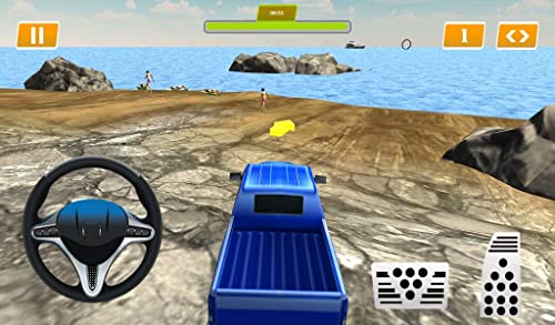 Crazy Prado Surfer - Driving Floating Water Car 3D 4x4 Jeep Beach Driving Racing Simulation Free Water Surfing Car Adventure Simulator Games For Kids