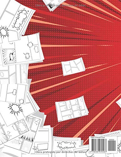Crea tu propio cómic: Cómic en Blanco para Adultos, Adolescentes y Niños - Escribe y Dibuja tus Propios Cómics - 120 Páginas en Blanco con una ... Creativos - Bono 20 Paginas Libro de Notas