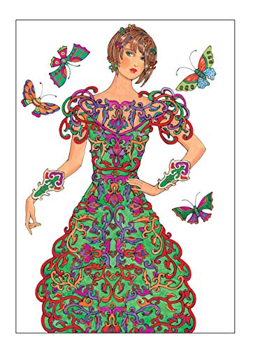 Creative Haven Ornamental Fashions Coloring Book