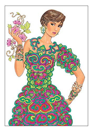 Creative Haven Ornamental Fashions Coloring Book