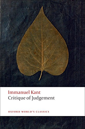 Critique of Judgement (Oxford World's Classics)