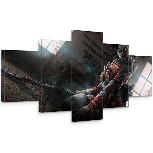 Cuadros Decoracion 5 Piezas Dead By Daylight Game Canvas Wall Art Pictures Poster Decoración Del Hogar Sin Marco Impresión de Lienzo Tamaño B