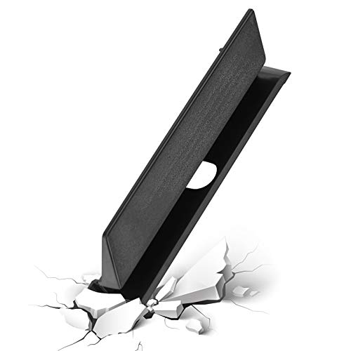 Cubierta de disco duro para PS4, tapa de plástico para ranura de disco duro HDD para consola PS4 Pro (negro)