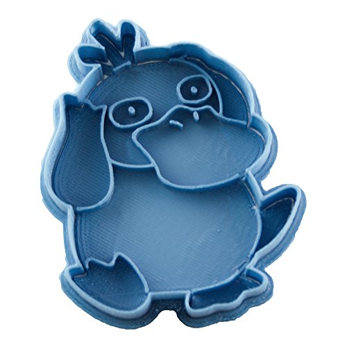 Cuticuter Psyduck Pokémon Cortador de Galletas, Azul, 8x7x1.5 cm
