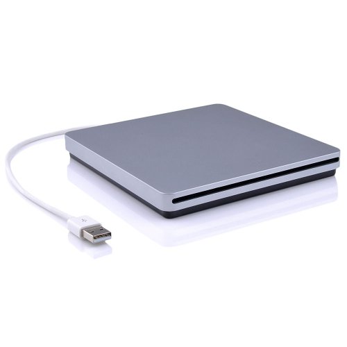 CYBERNOVA Unidad de Seguridad USB Externo CD-RW Slim Burner, Unidad DVD-RW, Super Drive Player Writer (Grabadora de CD/RD) para Apple MacBook Air Pro