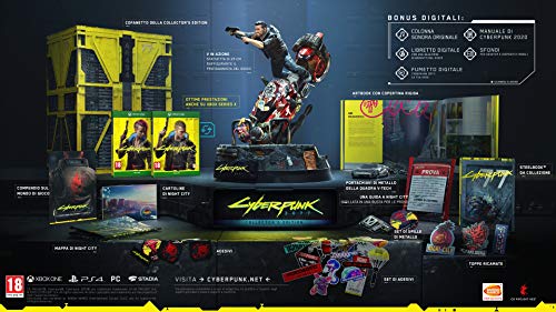 CYBERPUNK 2077 COLLECTOR'S EDITION + STEELBOOK - Collector's Limited - Xbox One [Importación italiana]