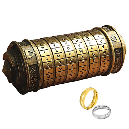 Da Vinci Code Mini Cryptex For Christmas Valentine's Day Most Interesting Birthday Gifts For Boyfriend and Girlfriend Brain Teaser Lock Puzzles