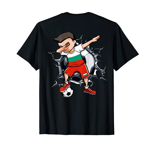 Dabbing Niño Boy Bulgaria Fútbol Jugador Dab Sport Deporte Camiseta