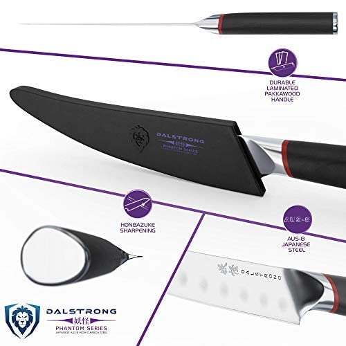 DALSTRONG - Boning & Fillet Knife - 6.5" - Phantom Series - Japanese High-Carbon - AUS8 Steel - Sheath