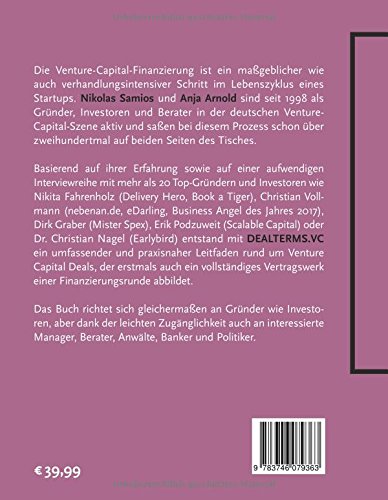 Dealterms.vc: Von Handwerk, Kunst und Philosophie der Venture-Capital-Finanzierung von Startups in Deutschland