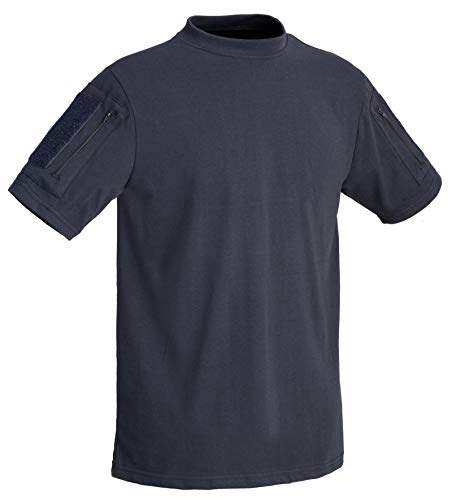 Defcon 5 Tactical 1739 - Camiseta de manga corta con bolsillos D5 Azul marino XL