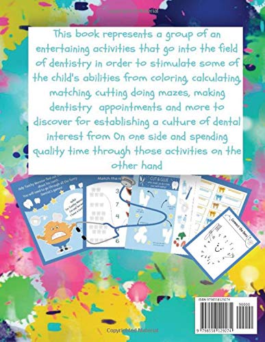 Dentist Activity book for kids: kids books,Activity book for kids, workbook for kids,coloring book,baby books,childrens book,gift book for kids, ... kindergarten, book for boys, book for girls.