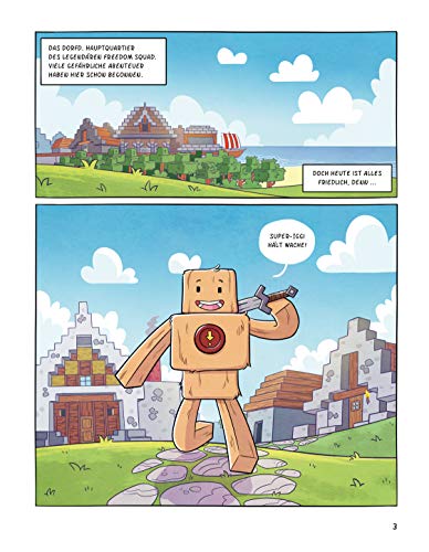 Der Golemkönig: Ein Comic aus der Welt von Minecraft Freedom