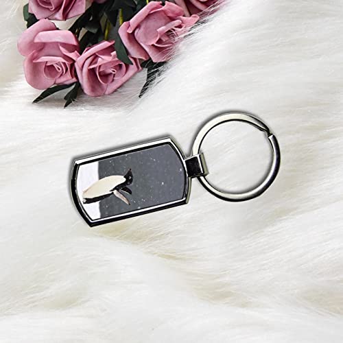 Desconocido Posible Hecho por Metal Key Ring Tener con Penguin Saying Hello