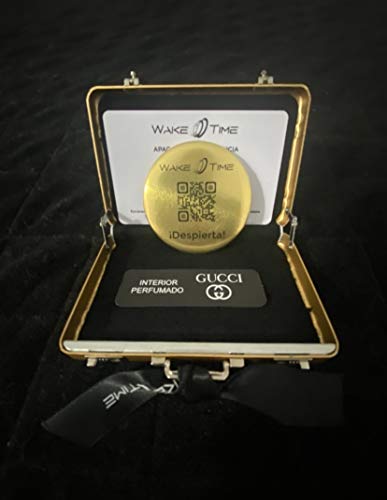 Despertador Wake Time (Oro) -Dificultad alta - El dispositivo enlaza con el software de Wake Time (funcionalidad de apagado inmediato) - Resistente a caídas y líquidos - Versión PRO de App incluida. -