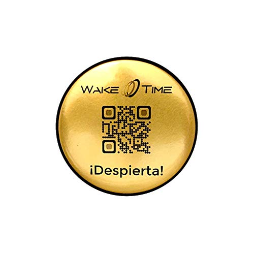 Despertador Wake Time (Oro) -Dificultad alta - El dispositivo enlaza con el software de Wake Time (funcionalidad de apagado inmediato) - Resistente a caídas y líquidos - Versión PRO de App incluida. -