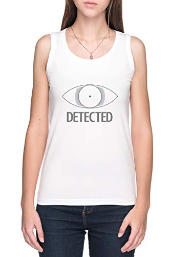 Detected De Tirantes Camiseta Mujer Blanco