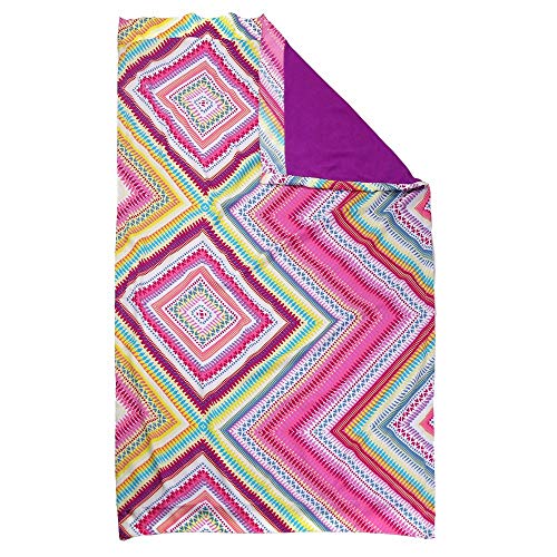 DHestia - Pareo Toalla de Playa Estampado y Rizo para Secarse de 100x150 cm Kuala Fucsia